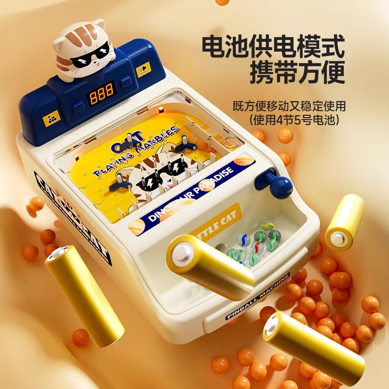 Kids' marble run game - educational shooting tabletop toy for boys and girls ages 3-6 - focus & concentration training