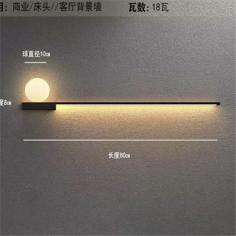 Ximeike high-end nordic style wall lamp, efficient and dimmable, 15w-20w, multi-color temperature, 20-30㎡ irradiation