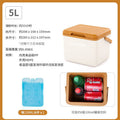 5l small cooler box labor day gift box refrigerated box car outdoor camping cooler box ice cube box wholesale