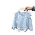 Girls'  dress: sweet, cute, and stylish - a fashionable and ethereal pink lace dress for girls
