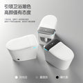 Lightweight smart toilet - fully automatic, integrated, foam-layer splash-proof, tankless, electric bidet with no water pressure limitation