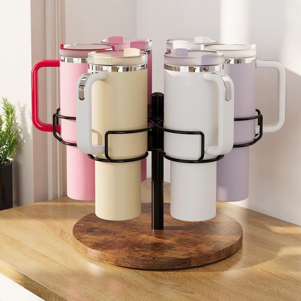 Cross-border  Bingba Cup Rotary Cup Holder Stanley Water Cup Storage Rack Hanger Water Bottle Thermos Cup Shelf