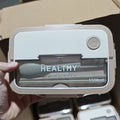 divided lunch box, rectangular plastic single-layer lunch box, microwaveable lunch box with handle, fresh-keeping box