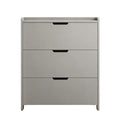 Ultra-thin flip-top shoe cabinet, modern minimalist design, perfect for small apartments. entryway console with concealed handles, multi-layered dustproof storage shoe rack