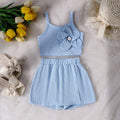 Children's clothing  cross-border fashionsummergirlnew arrival flower camisole + short skirt
