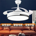 Smart fan light restaurant ceiling fan light modern minimalist bedroom living room silent led high-end elegant fan light
