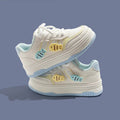 Girls' athletic shoes - new autumn  collection: breathable mesh sneakers, white shoes, student skate shoes for mid-to-large children and kids