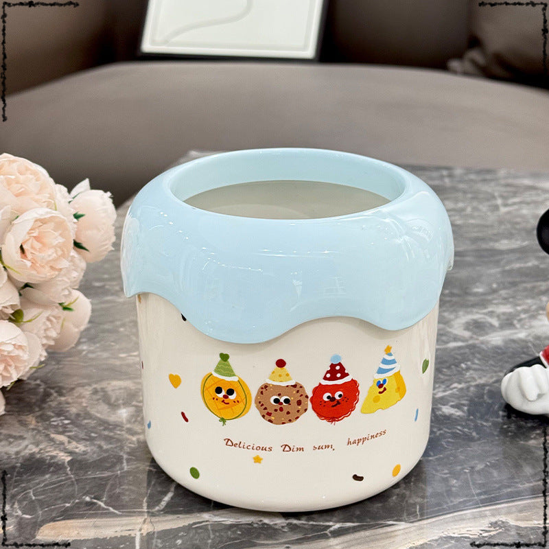 Hot Sale Desktop Trash Can Cute Small Office Storage Table Trash Box Mini Bedside Living Room Desk Paper