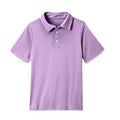 cross-border   kids' everyday casual short-sleeve solid color tops t-shirts polo shirts