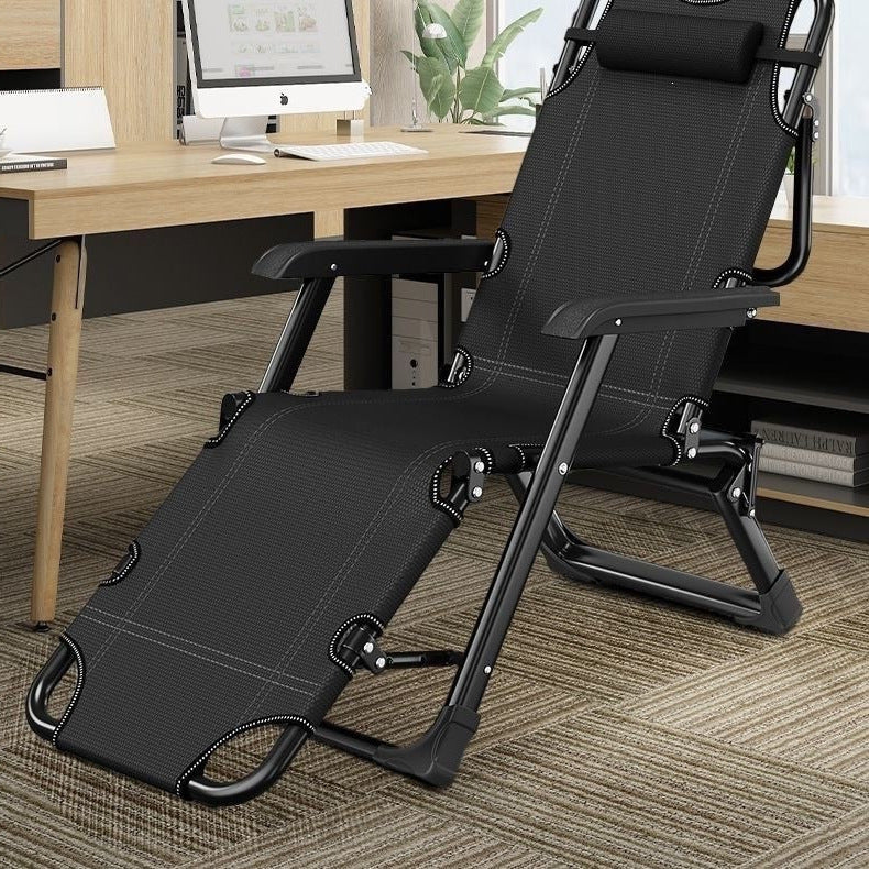 Recliner foldable lunch chair office back chair foldable bed casual back beach chair lazy home balcony chair