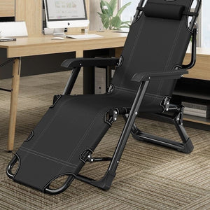 Recliner foldable lunch chair office back chair foldable bed casual back beach chair lazy home balcony chair