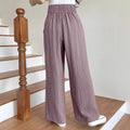 Ice silk pants trendyhigh waistpleatedloose pantssummer thin style draped sun protection anti-mosquito chiffon looseslimming lookmop