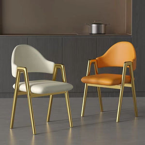 Accessible luxury internet celebrity milk tea shop manicure and beauty shop back chair scandinavian dining chair style special price high-end thickened a-line chair