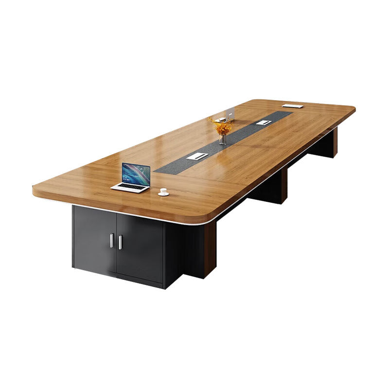 Saint li large conference table - modern minimalist rectangular table for meetings, negotiations, and training