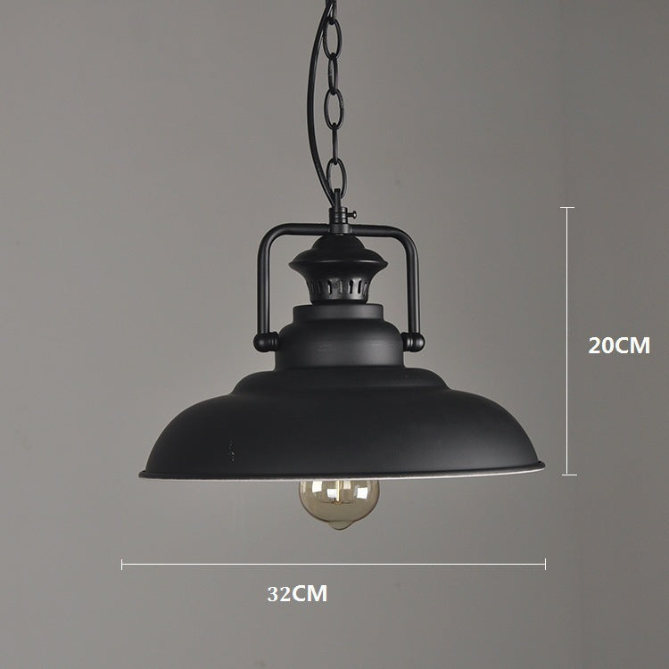 Cross-border  retro industrial windshield chandelier restaurant living room hotel bar Internet cafe wrought iron glass chandelier