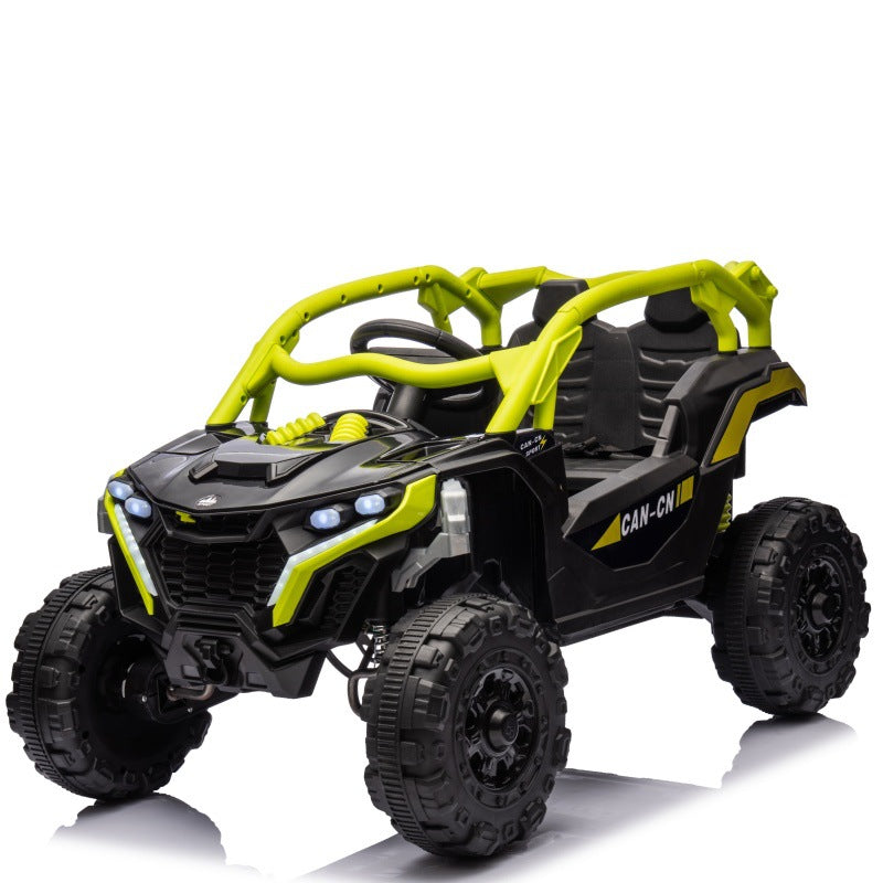 New  children's electric car four-wheeled car men and women children's toys music lights charging remote control off-road vehicle