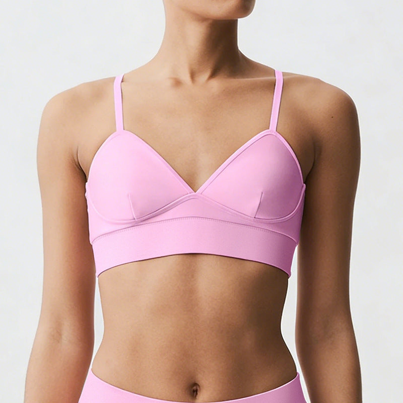 new arrival yoga clothes high waist hip lift tummy control slimming look sling beautiful back running sports intimates bra suit for women