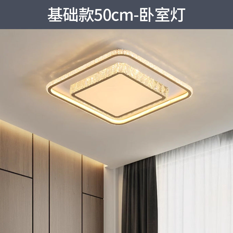 Full spectrum ceiling lamp living room hall main lamp light luxury simple modern crystal bedroom Zhongshan home improvement lighting fixtures