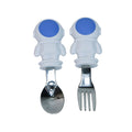 Kids eating food supplement silicone dinner plate bowl cup rice pocket fork spoon anti-fall suit food grade baby tableware gift box