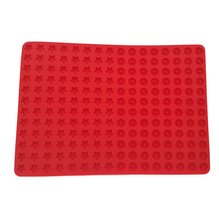 Cross-border pentagram donut chocolate mold, silicone cake mold DIY cookie candy baking tool