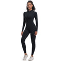 Naked-feel long sleeve bodysuit yoga outfit - quick-dry, compression, high-intensity running & fitness activewear - custom manufacturing available