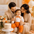 Handsome boyssummersuitwhitelong sleevesshirt suspenderspantstwo-piece setbaby boybirthday dress