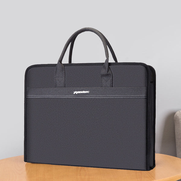 Yiyun Morning File Bag Men's Briefcase Handbag Briefcase Men's Business Computer Bag Meeting Bag Customization