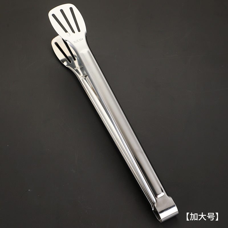 304 stainless steel multi-purpose heavy-duty tongs - kitchen, buffet, home use - perfect for steak, bread, stir-fries, grilled meat, and food serving