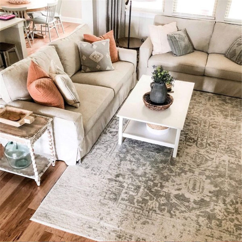 American rural small apartment removable washable fabric sofa Nordic modern simple homestay hotel studio combination furniture