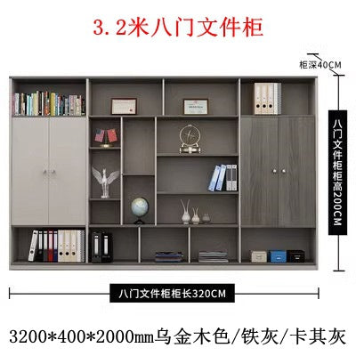 Boss table bookcase casual storage storage cabinet furniture office background file cabinet information cabinet wooden floor cabinet