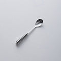 Minimalist ceramic handle cutlery set - polka dot design stainless steel tableware - creative, high-value steak knife and fork wholesale
