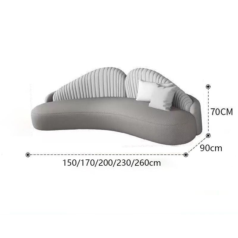 Beauty salon sofa curved light luxury clothing wedding dress shop special-shaped design hotel creative popular sofa simple modern