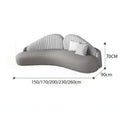 Beauty salon sofa curved light luxury clothing wedding dress shop special-shaped design hotel creative popular sofa simple modern