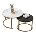 Accessible luxury small coffee table mini small apartment coffee table living room for home tea table casual rental house use simple small round table