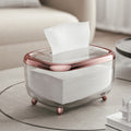 Tissue box for home, light luxury, living room, desktop, coffee table, restaurant, bathroom, multi-functional tissue box