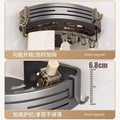 Gun gray bathroom triangle storage rack toilet sink wall hanging storage punch-free bathroom space aluminum corner basket