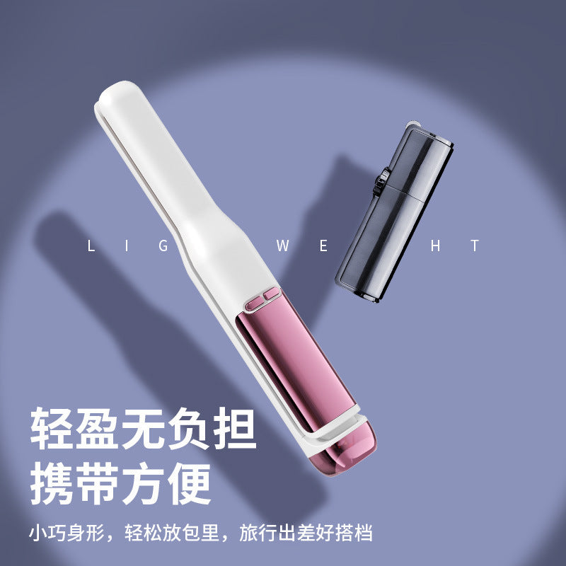 curling iron for men, dual-purpose small splint for straightening and curling, fluffy hair to create a perfect look