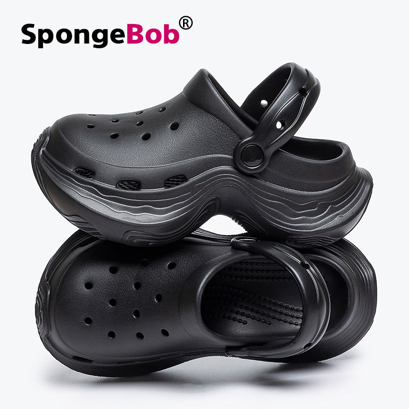 Women's clogs - new summer collection: thick-soled, anti-slip beach sandals with closed toe for adults. perfect for the beach and everyday wear