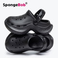 Women's clogs - new summer collection: thick-soled, anti-slip beach sandals with closed toe for adults. perfect for the beach and everyday wear