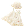 Baby girl summer outfit: cute princess romper dress - lightweight, sleeveless, perfect for first birthday!