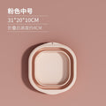 Collapsible washbasin - portable travel basin, thickened plastic basin, available in small and large sizes, perfect for home, dorm, and laundry use
