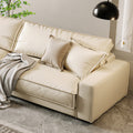 Budapest straight-row sofa: italian-inspired, light luxury living room set for small to medium apartments - "dofu" cube sofa combination