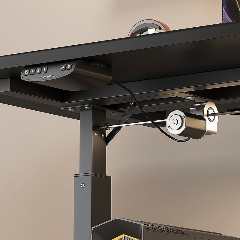 Electric adjustable desk - heavy-duty, reinforced legs - perfect for home office, gaming, study, and computer use