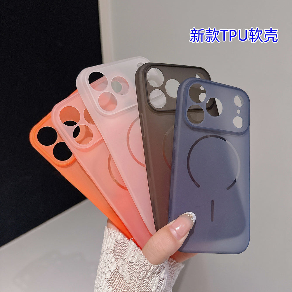 Simple frosted case instantly transforms to fit the iphone 17, compatible with iphone 17 pro. iphone 15 drop-proof soft tpu protective case, also suitable for iphone 16