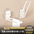 Suction cup towel hanging rod bathroom punch-free bathroom handy gadget multi-functional wall-mounted storage drying bath towel foldable