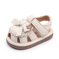 Baby girl's squeaky shoes, summer infant footwear, soft-soled first walking shoes, non-slip girls' princess shoes, leather shoes, 0-1 year old sandals