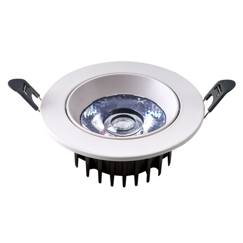 LED embedded spotlight COB light source Ceiling lamp Spotlight Concentrating energy saving Household and commercial store lighting Free shipping