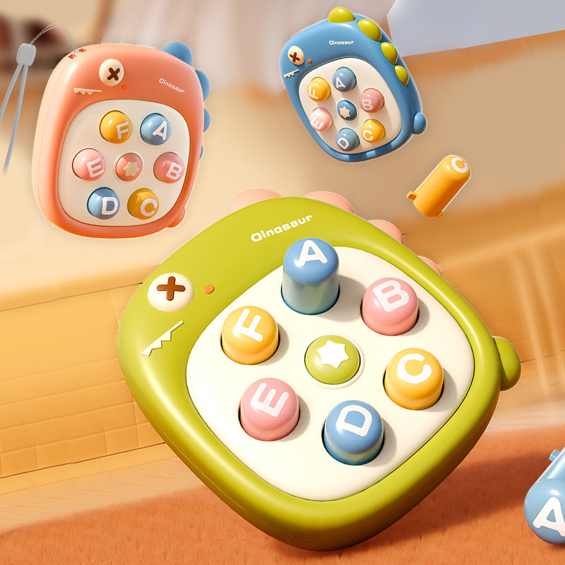 Cross-border new products Dinosaur whack-a-mole baby 0-3 years old Parent-child interaction Press music early education educational toys wholesale