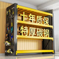 Commercial warehouse shelving unit, multi-tier storage rack, home basement supermarket express delivery display shelf, freestanding heavy-duty storage rack