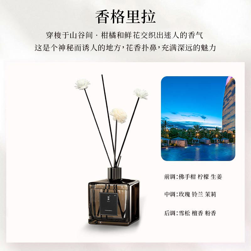 Nordic style flameless reed diffuser - long-lasting fragrance for home, bedroom, bathroom, and air freshening decoration